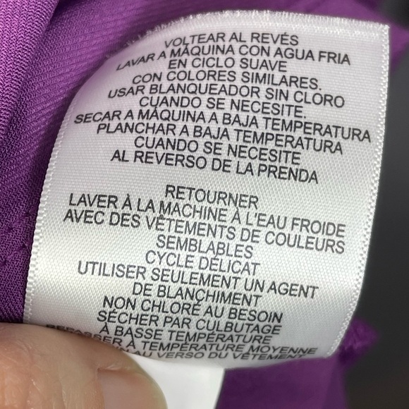 Suite 7 Plus Size Purple Dress with Gold Buttons - 22W NWT - Picture 11 of 12